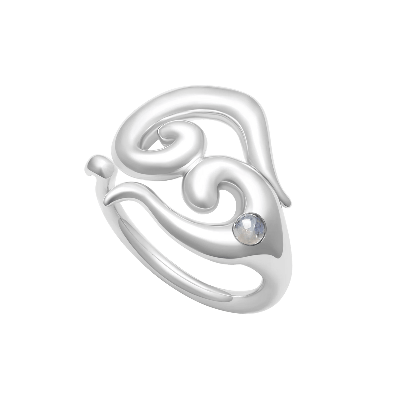 Cancer Moonstone Ring - Graedance - Hidden