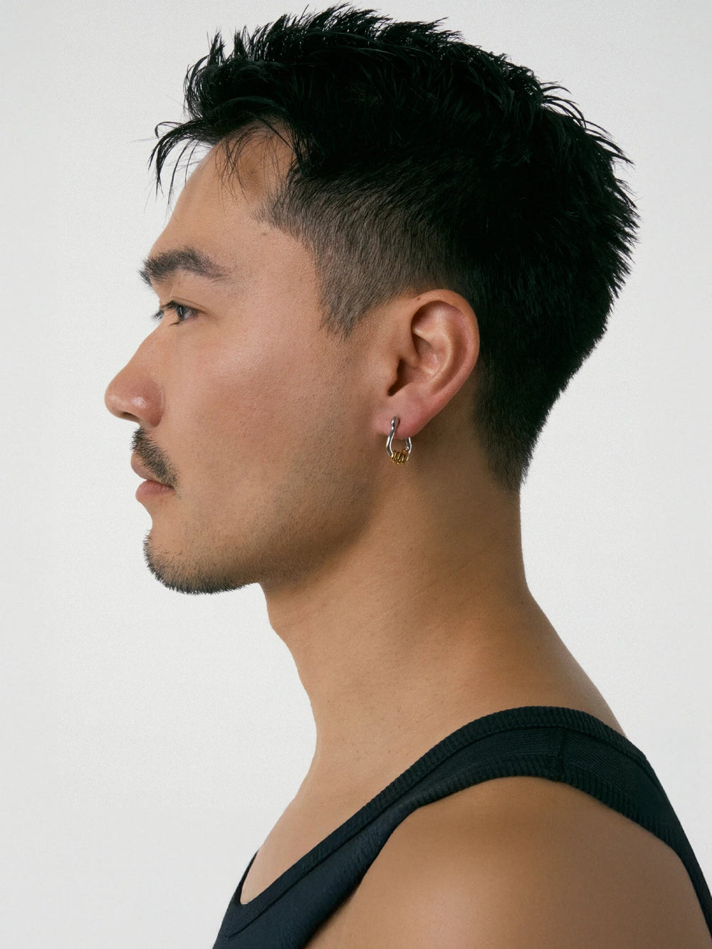 Chorus Wrap Two Tone Earring (Single)
