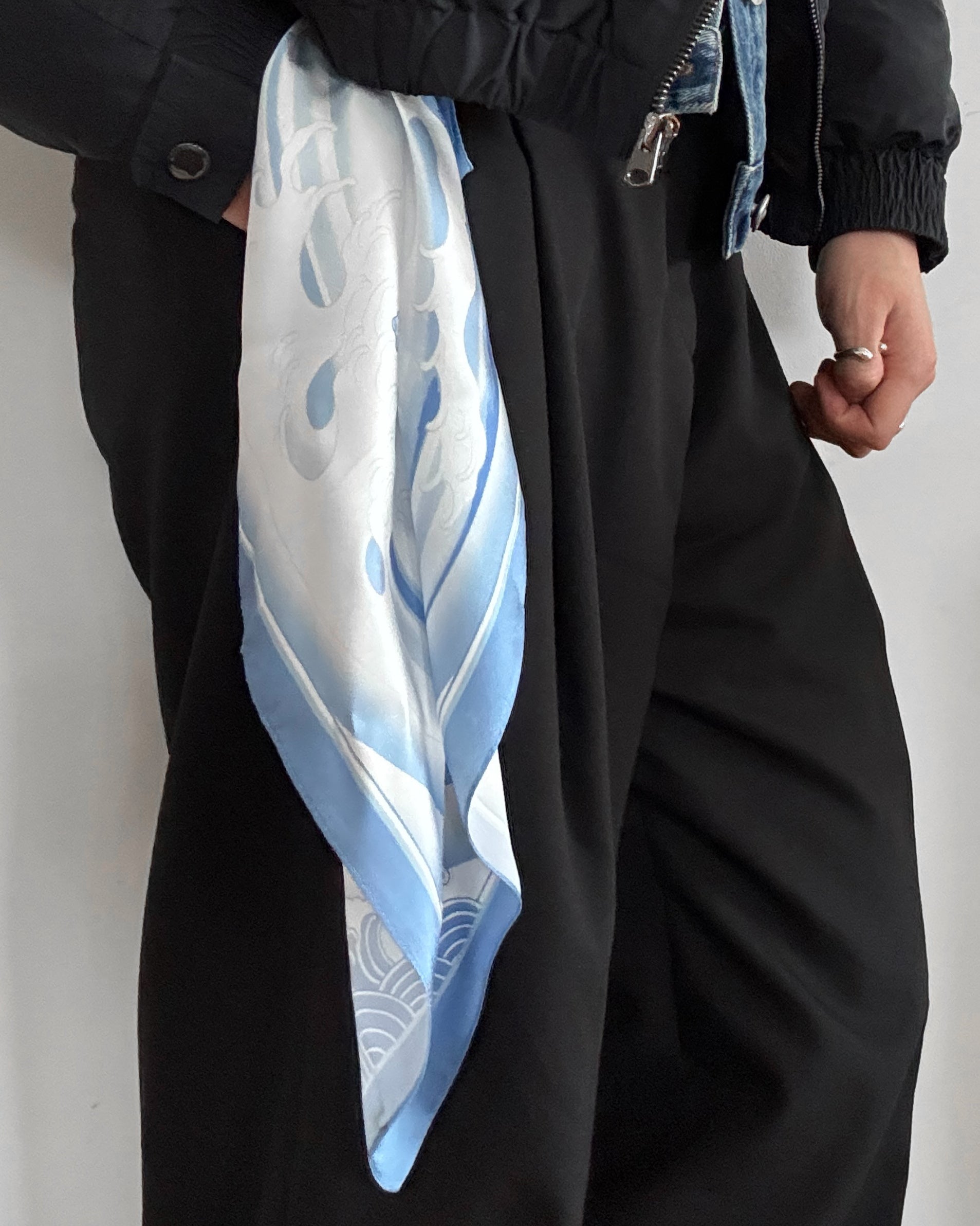 Oceano Silk Scarf - Graedance - Scarves