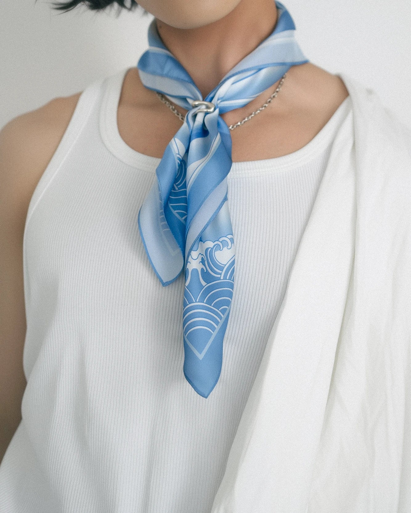 Oceano Silk Scarf - Graedance - Other