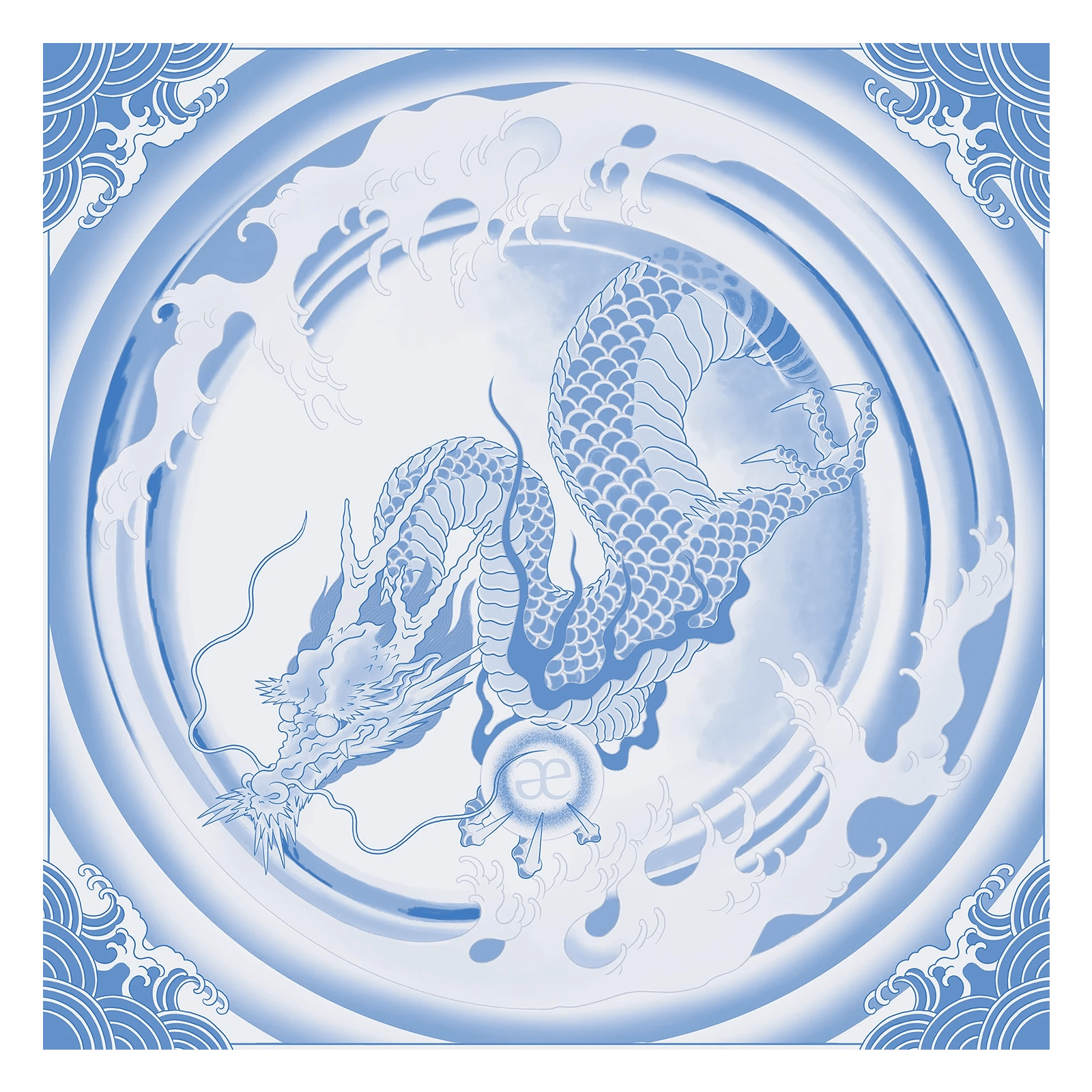 Oceano Silk Scarf - Graedance - Other