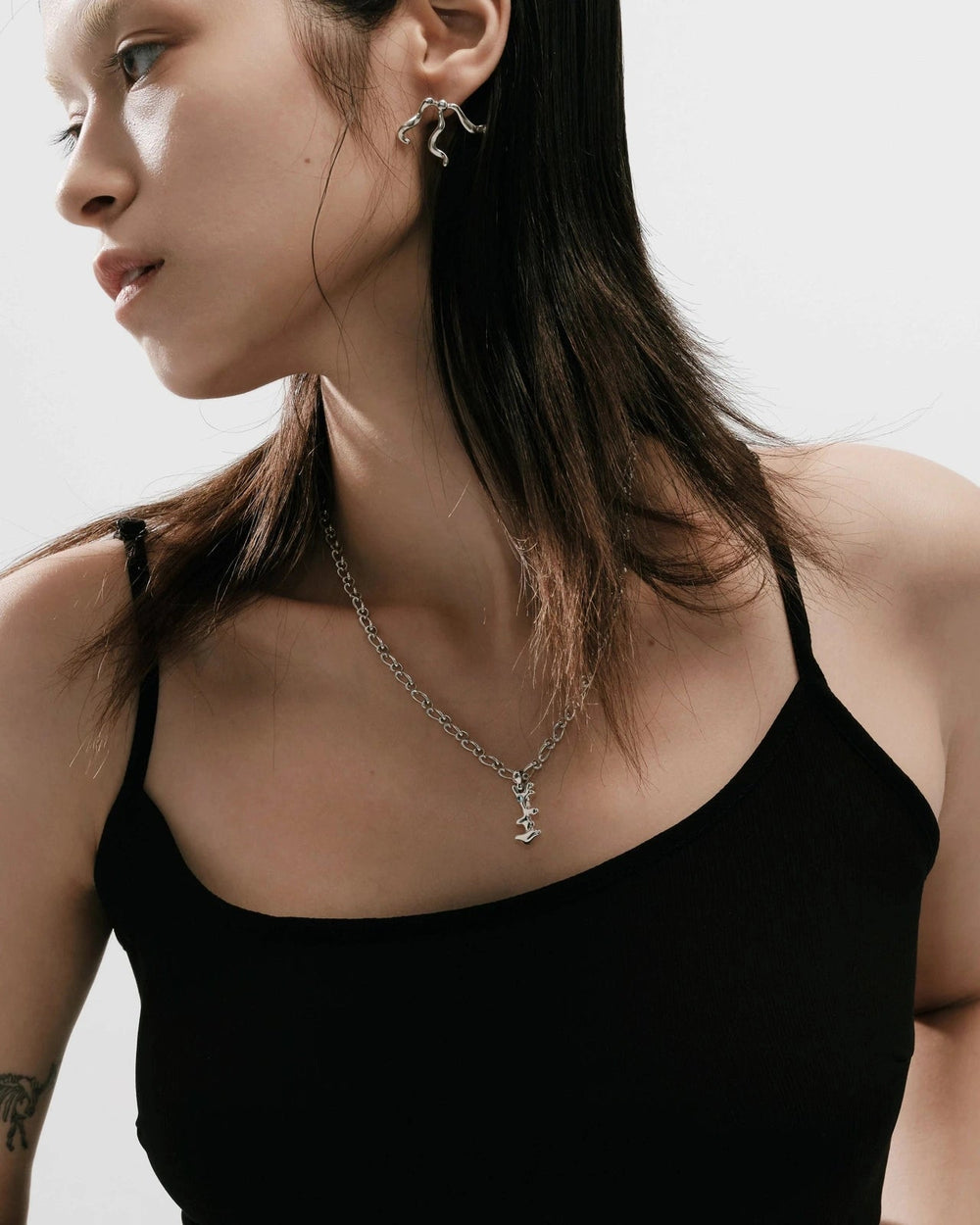 Sagittarius Topaz Pendant on Eclipse Necklace