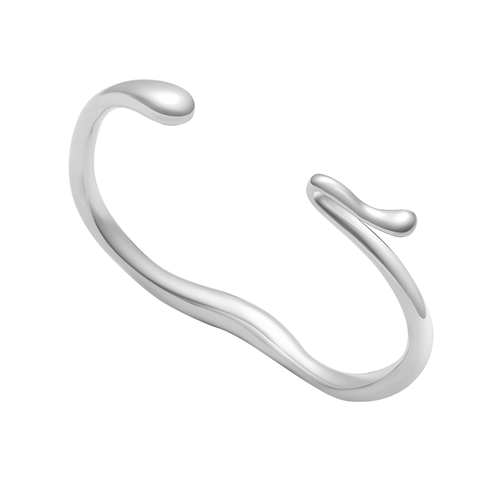 Gravity Bracelet Cuff - GraedanceGRB01SLVS