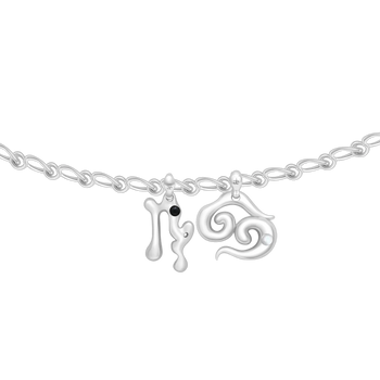 Eclipse Custom Double Pendant Zodiac Necklace