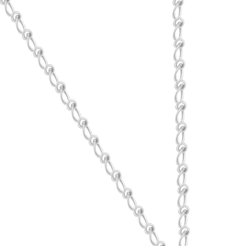 Eclipse Chain Necklace in Sterling Silver