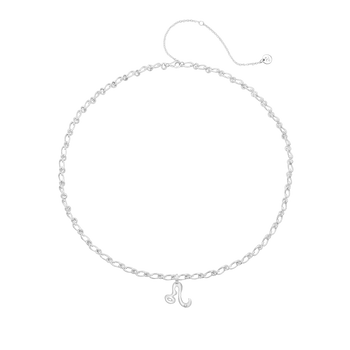 Leo Gemstone Pendant on Eclipse Necklace