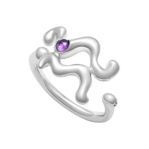 Aquarius Amethyst Ring