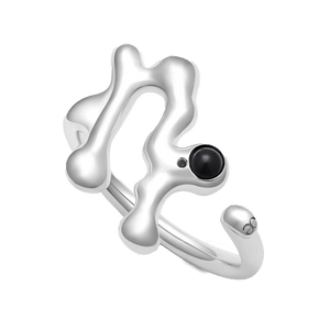 Capricorn Black Onyx Ring