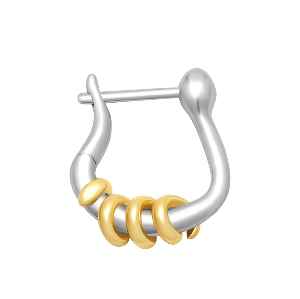 Chorus Wrap Two Tone Earring (Single)