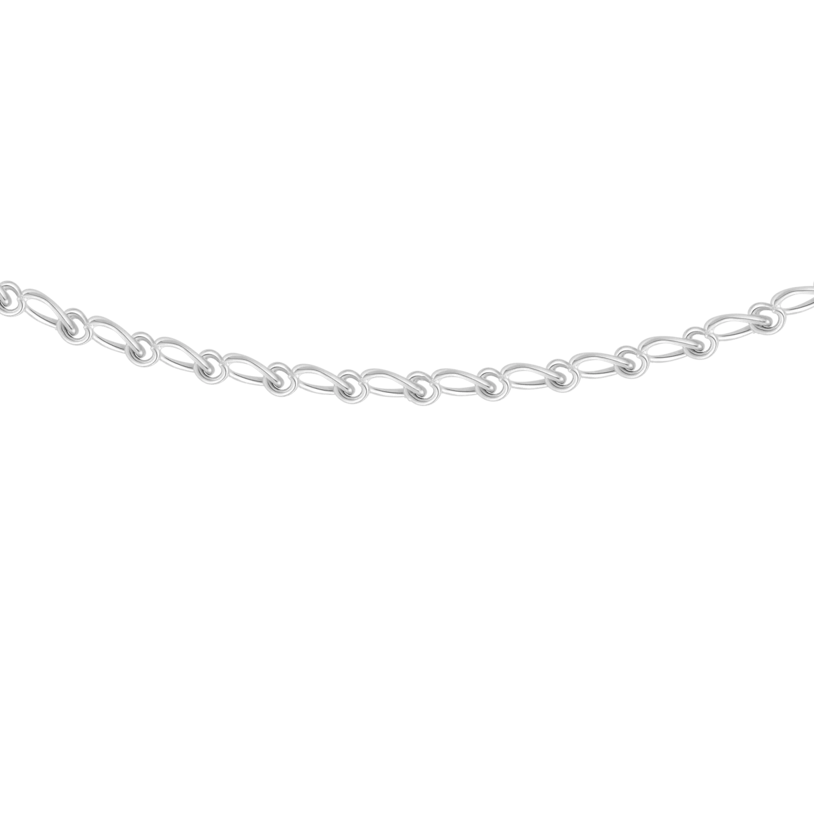 Eclipse Chain Necklace in Sterling Silver - Graedance - Necklaces