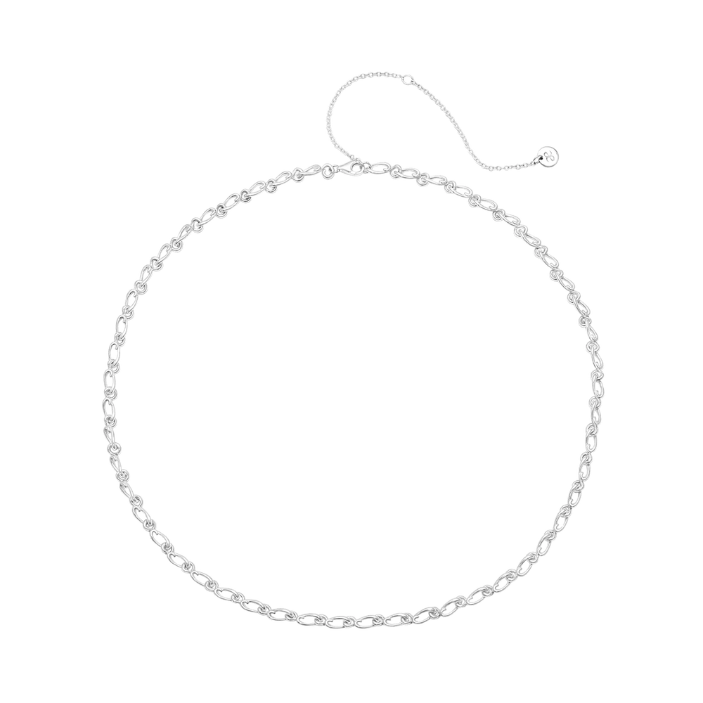 Eclipse Chain Necklace in Sterling Silver