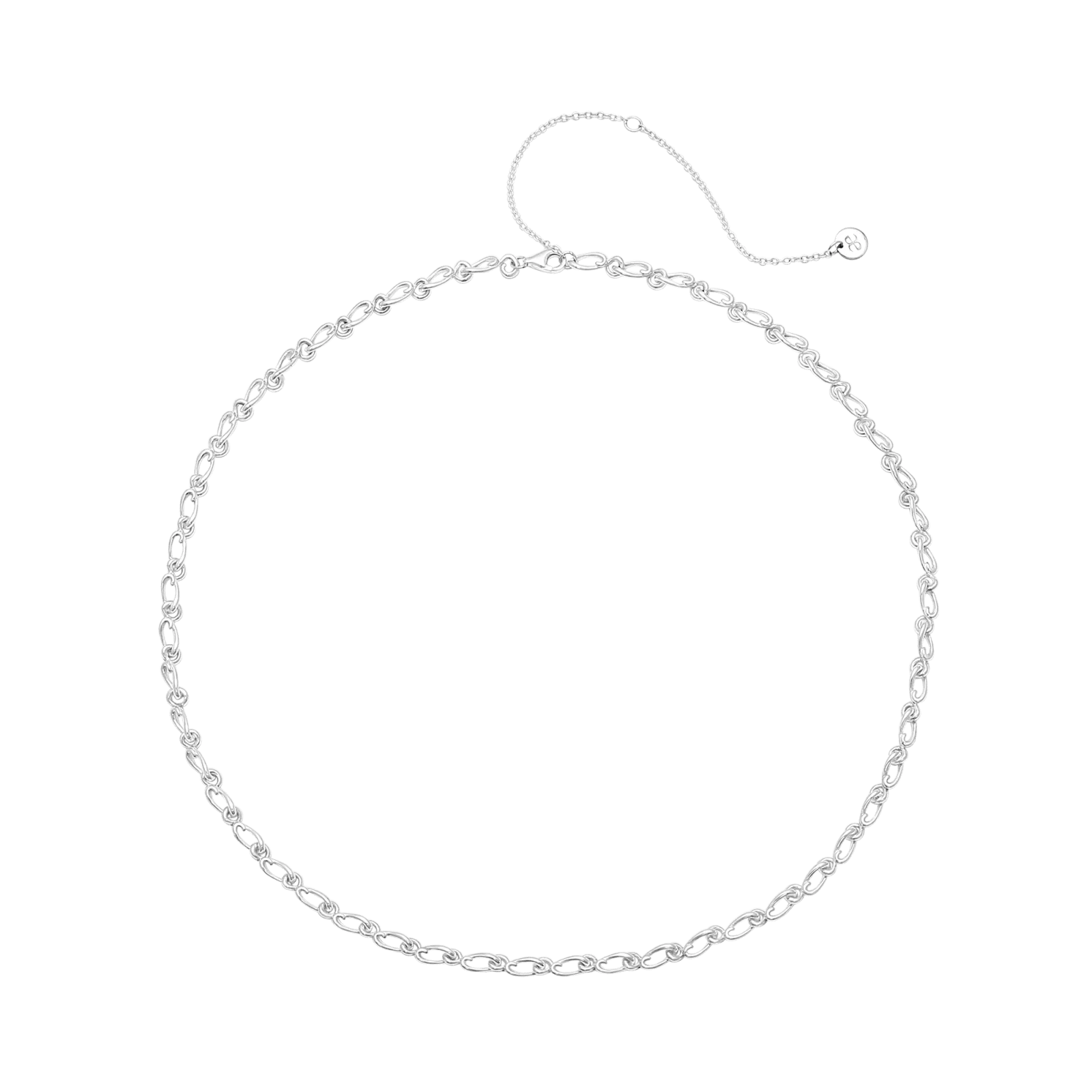 Eclipse Chain Necklace in Sterling Silver - Graedance - Necklaces