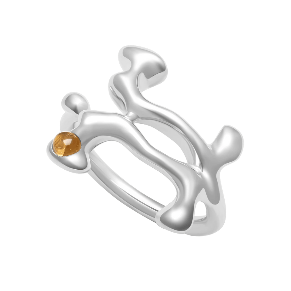 Gemini Citrine Ring