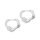 Midnight Earring with Detatchable Rings (Pair)