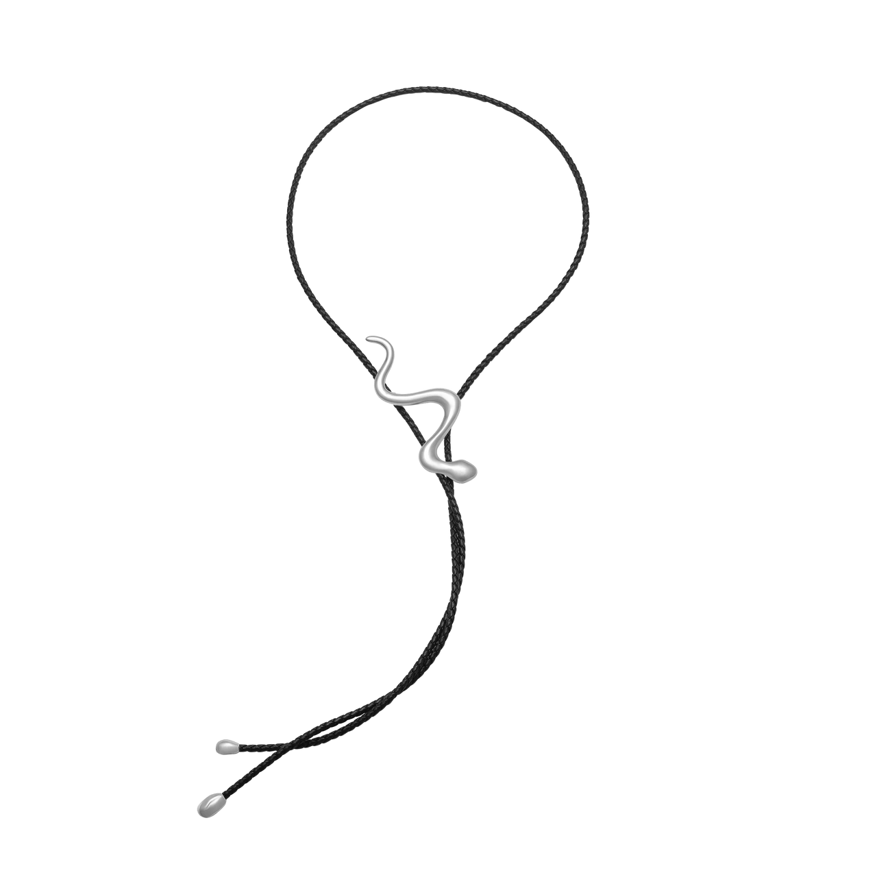 Mue Bolo Tie (Silver) - Graedance - Neck