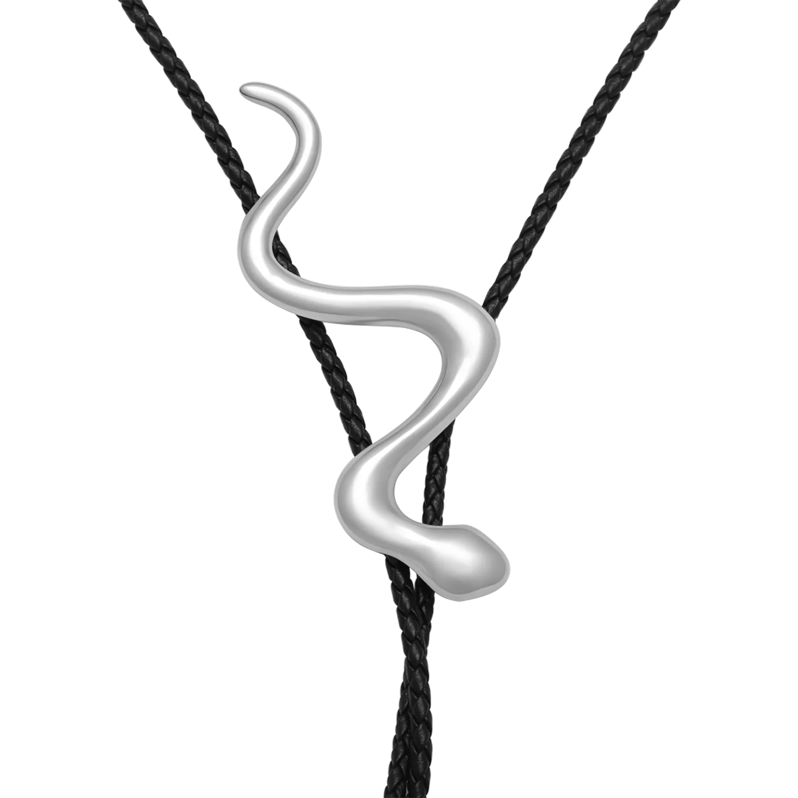 Mue Bolo Tie (Silver) - Graedance - Neck