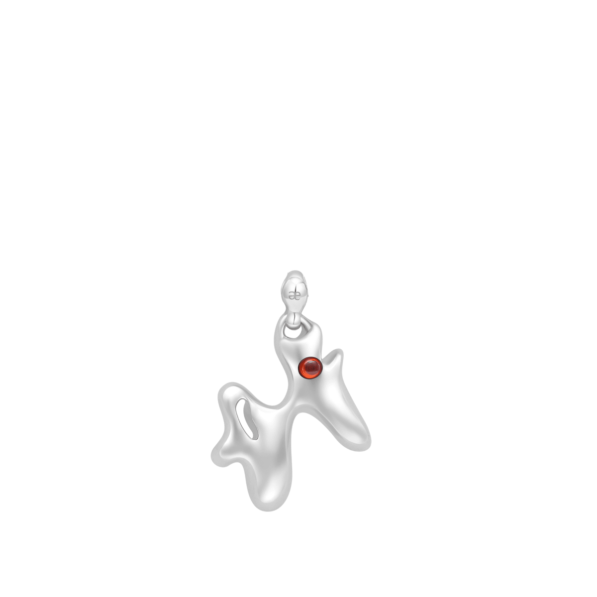 Pisces Garnet Pendant on Eclipse Necklace - Graedance - Necklaces