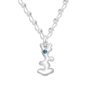 Sagittarius Topaz Pendant on Eclipse Necklace