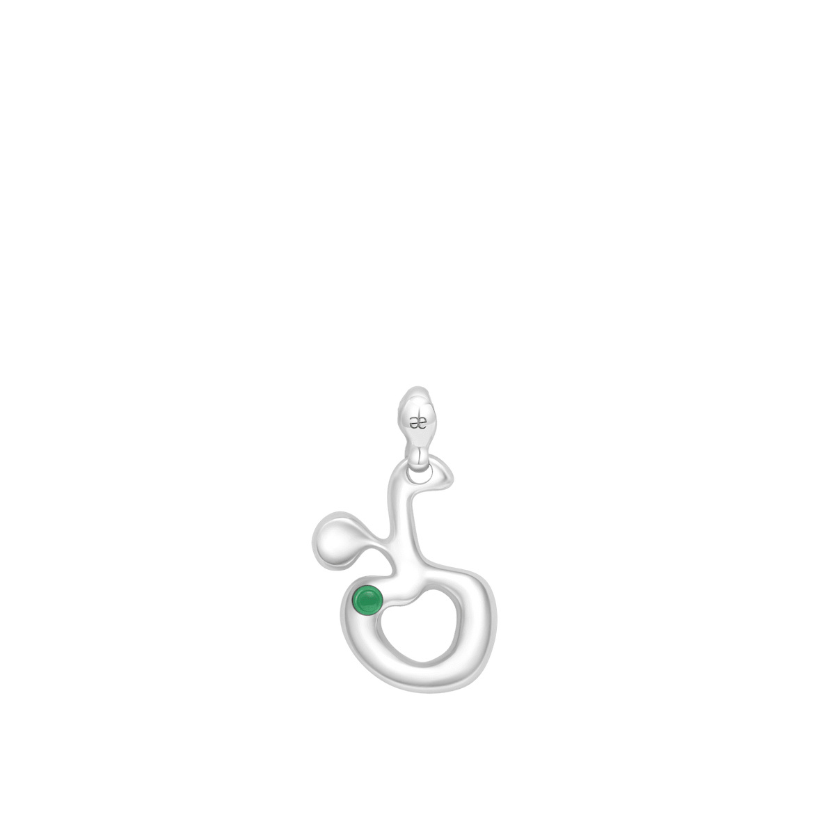 Taurus Chrysoprase Pendant on Eclipse Necklace - Graedance - Necklaces