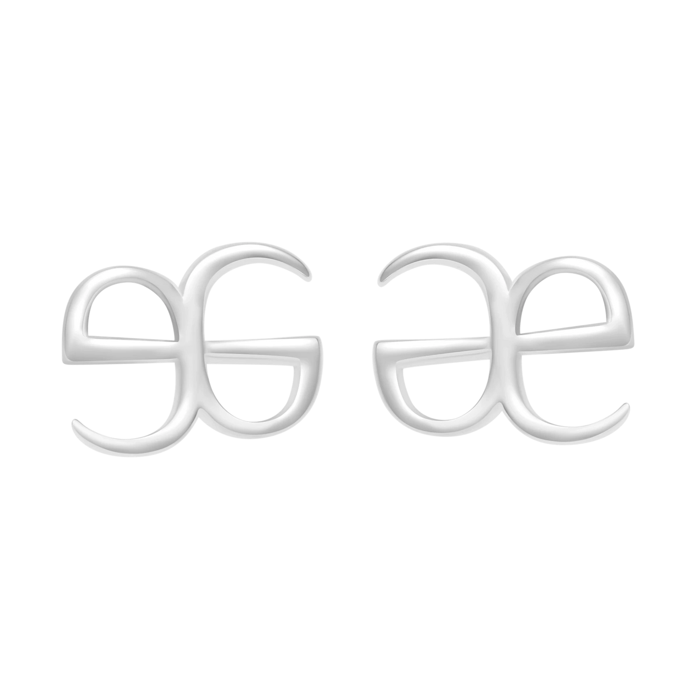 AE(æ) Reverse Insignia Stud Set - GraedanceGRE04SLV